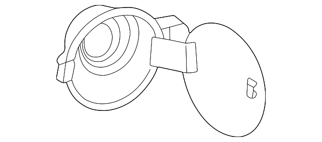 Fuel Door (Unpainted) 3b0809857egru - View 11