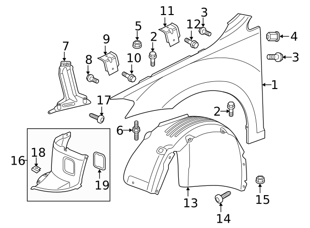 Fender Stud N-911-390-01 - View 24