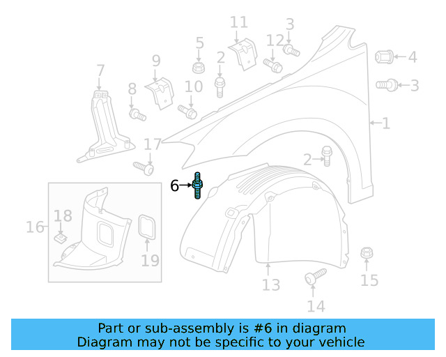 Fender Stud N-911-390-01 - View 22