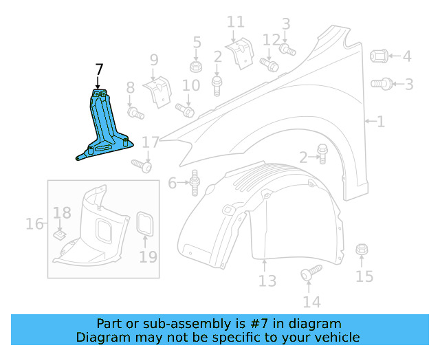 Fender Mtg Bkt 5G0-821-135-C - View 5