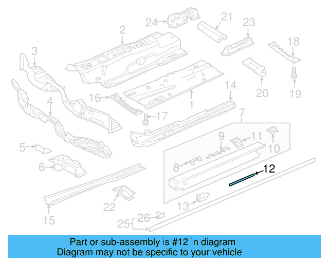 Sill Plate 3QF-802-428 - View 3