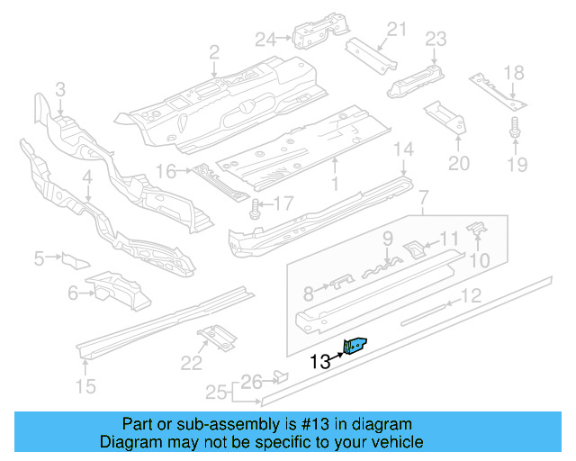 Sill Bracket 3QF-804-867