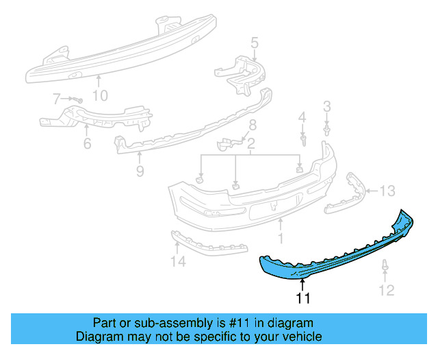 Spoiler 1J6-807-521-B41 - View 3