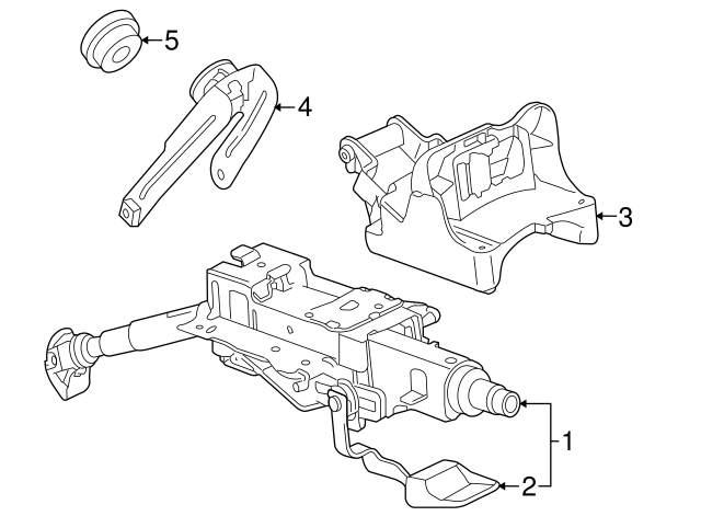 Column Support Plug N-105-608-01 - View 2