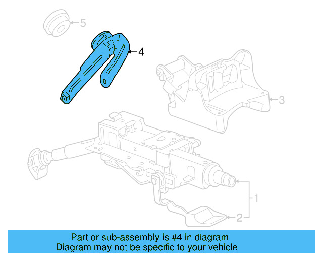 Column Support 1K1-419-293-G - View 9
