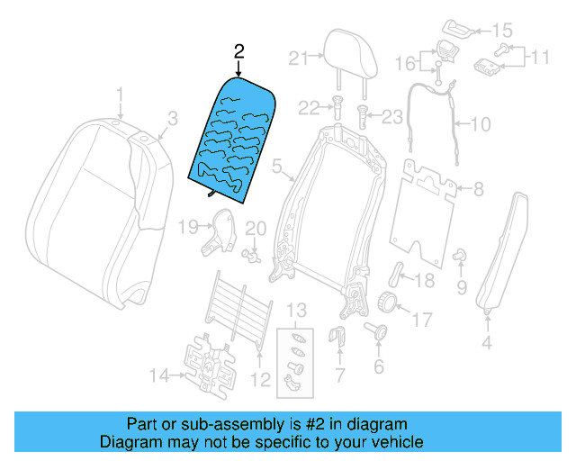 Seat Back Heater 5GM-963-557-B - View 2