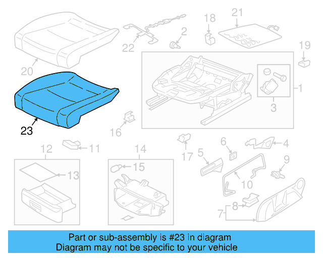 Seat Cushion Pad 5GM-881-375-J - View 4