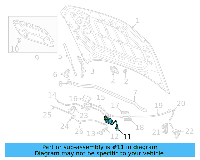 Lock & Switch 8S0-823-509-C - View 3