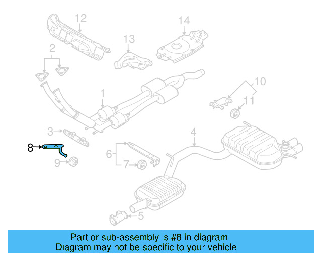 Center Bracket 1K0-253-461-Q - View 4