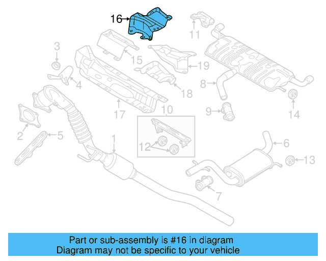Heat Deflector 5C5-825-701 - View 7