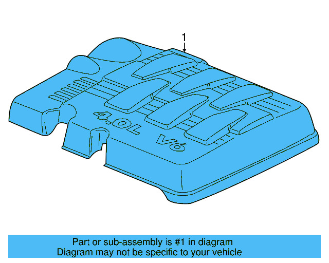 Engine Cover 7B0-103-925 - View 4