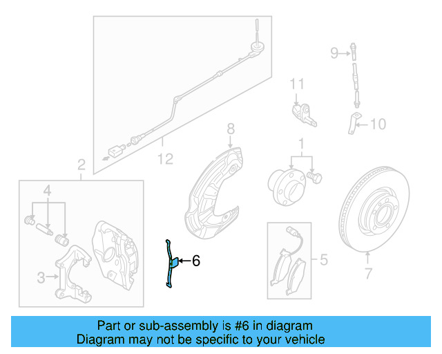 Retainer Spring 4F0-615-269 - View 14