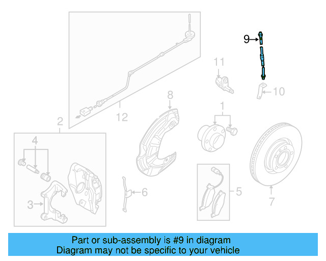 Brake Hose 1K0-611-701-L - View 6
