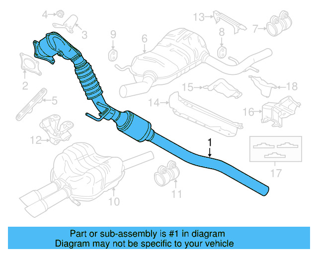 Converter & Pipe 5C0-254-500-L - View 4