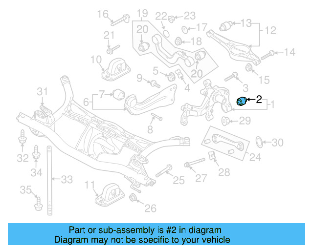 Knuckle Bushing 1K0-505-553-A - View 30