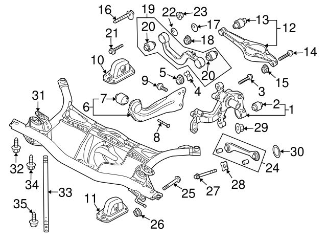 Lower Control Arm Lock Nut N-101-064-02 - View 115