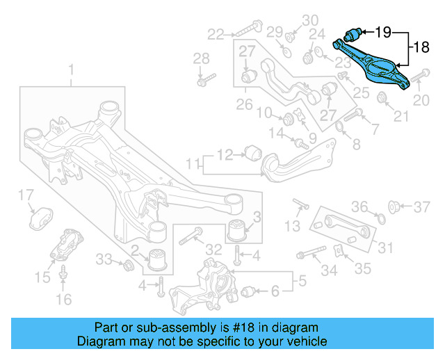 Lower Control Arm 1K0-505-311-AB - View 14
