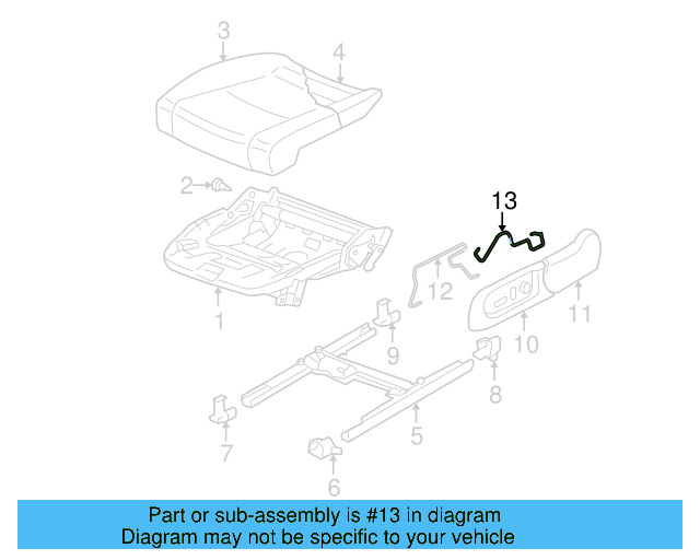 Rear Bracket 1K0-881-560-A - View 4