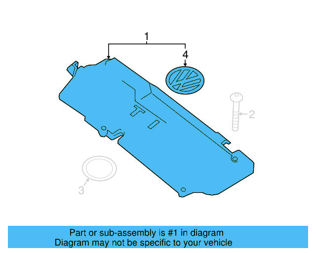 Engine Cover 03C-103-925-AM - View 5