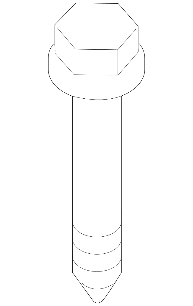 Trans Mount Bracket Bolt N-103-145-05 - View 2