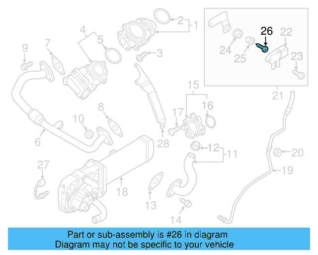 Thermostat Cover Bolt N-106-112-01 - View 23