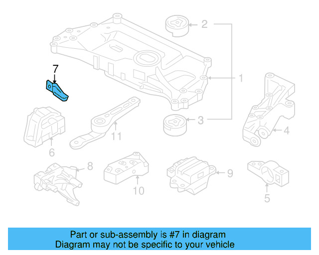 Support Bracket 06F-199-207-H - View 13