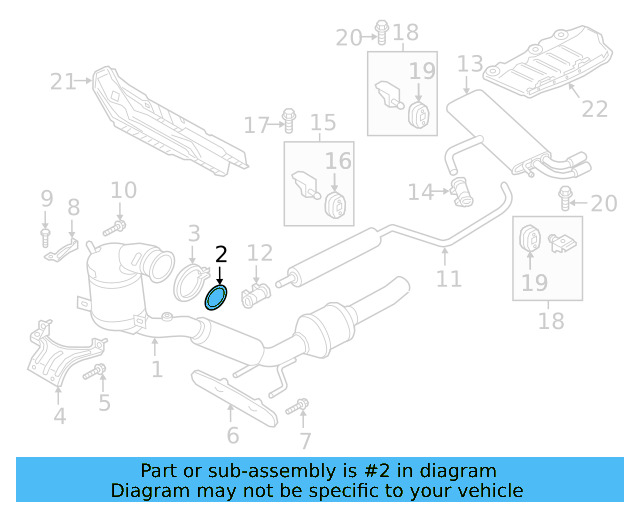 Converter & Pipe Gasket 5C0-253-115-A - View 20