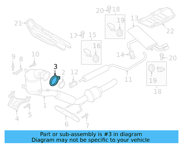 Converter & Pipe Clamp 5Q0-253-725-H - View 15