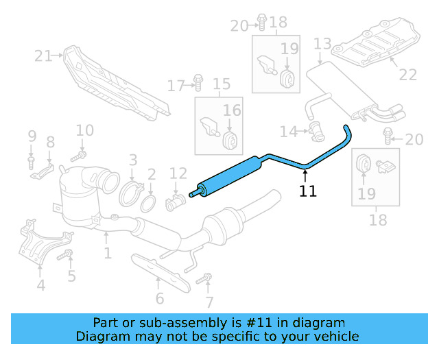 Center Muffler 5QM-253-209-T - View 6