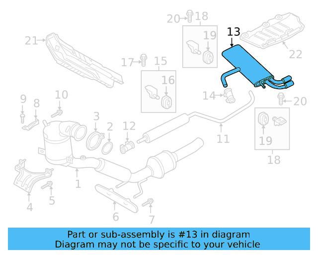 Rear Muffler 5GM-253-609-M - View 8