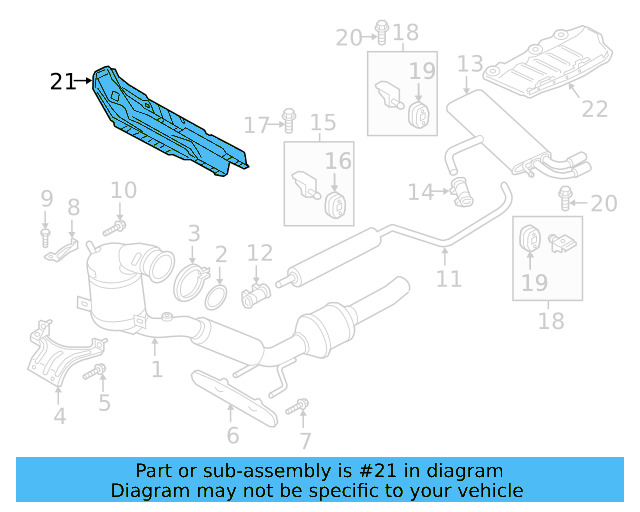Heat Shield 5Q0-825-661-BS - View 14