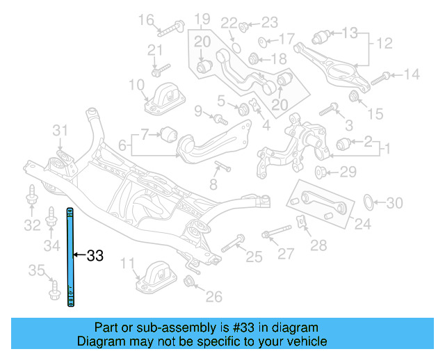 Radius Rod 5K7-806-493-B - View 10