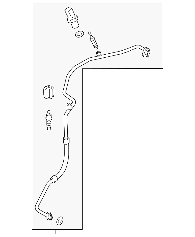 A/C Refrigerant Liquid Hose 5Q0-820-741-C - View 12