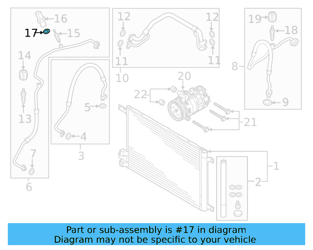 Pressure Sensor O 7H0-820-896 - View 30