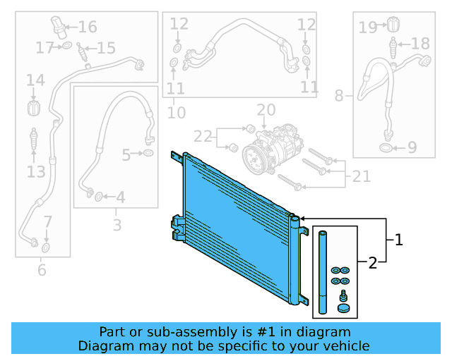 A/C Condenser 5QM-816-411-B - View 4