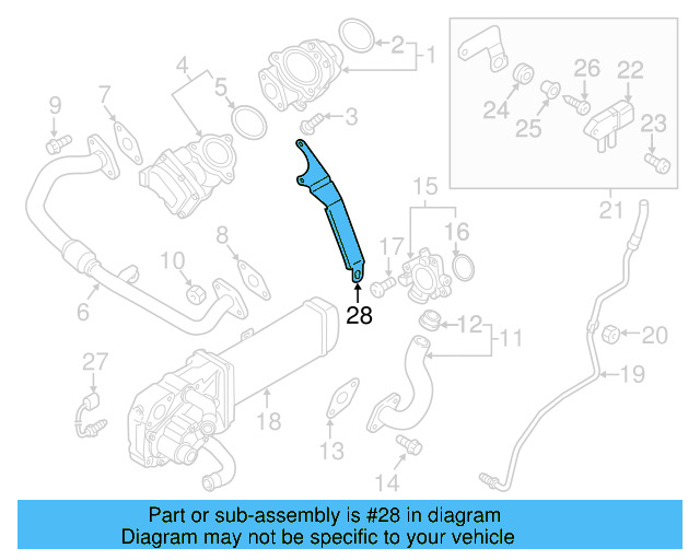 Support 03L-129-723-J - View 3