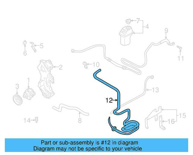 Return Hose 1C0-422-891-D - View 7