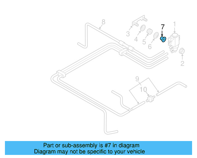 Spacer 1K0-906-435 - View 6