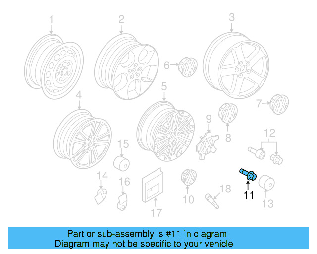 Wheel Bolt WHT-002-437 - View 118