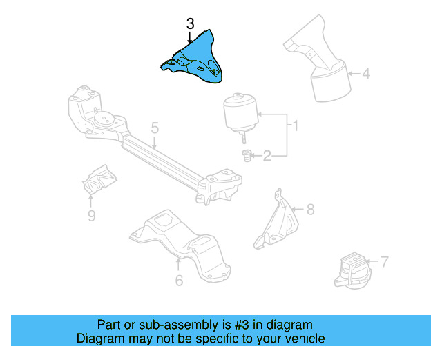Mount Bracket 3D0199308AJ