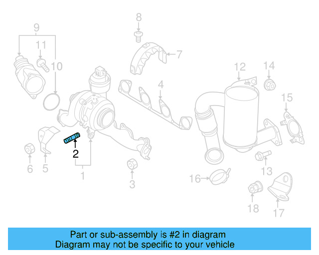 Exhaust Manifold Stud WHT-002-664 - View 20