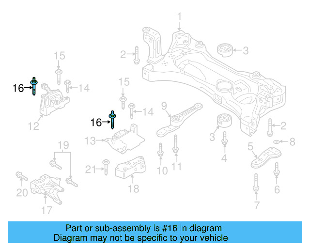Motor Mount Stud N-107-707-01 - View 11