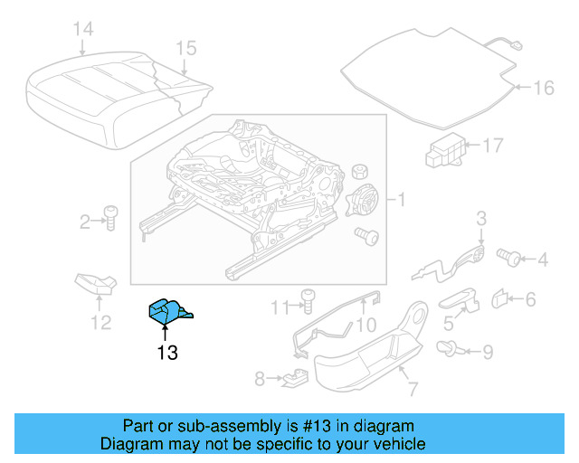 Track End Cover 5N0-881-347-A-9B9 - View 9