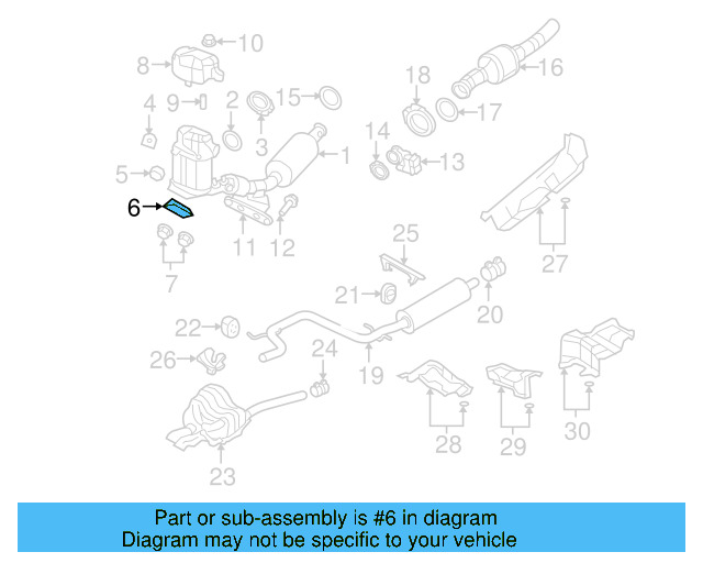 Lower Bracket 1K0-253-461-AS - View 2