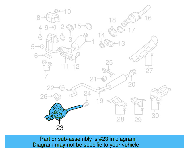 Resonator & Pipe 1K5-253-609-H - View 10