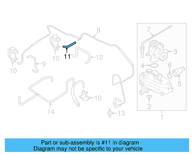 Connector Hose 7P6-133-798-J - View 2
