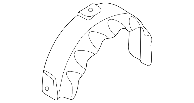 Turbocharger Mount Heat Shield 03L-129-969-A