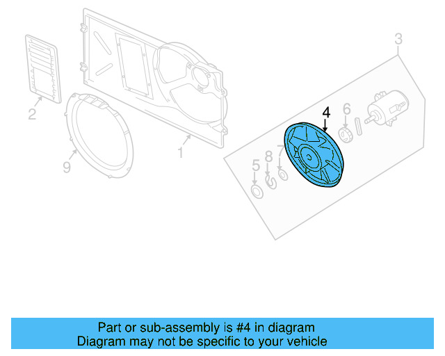 Auxiliary Fan 1H0-119-113