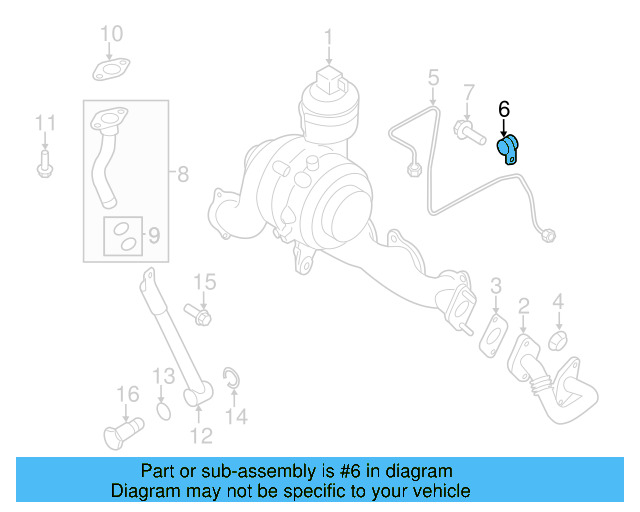 Connector Pipe 03G-131-521-AT