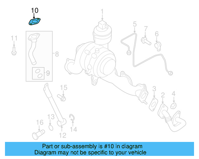 Return Line Gasket 03L-145-757-Q - View 6